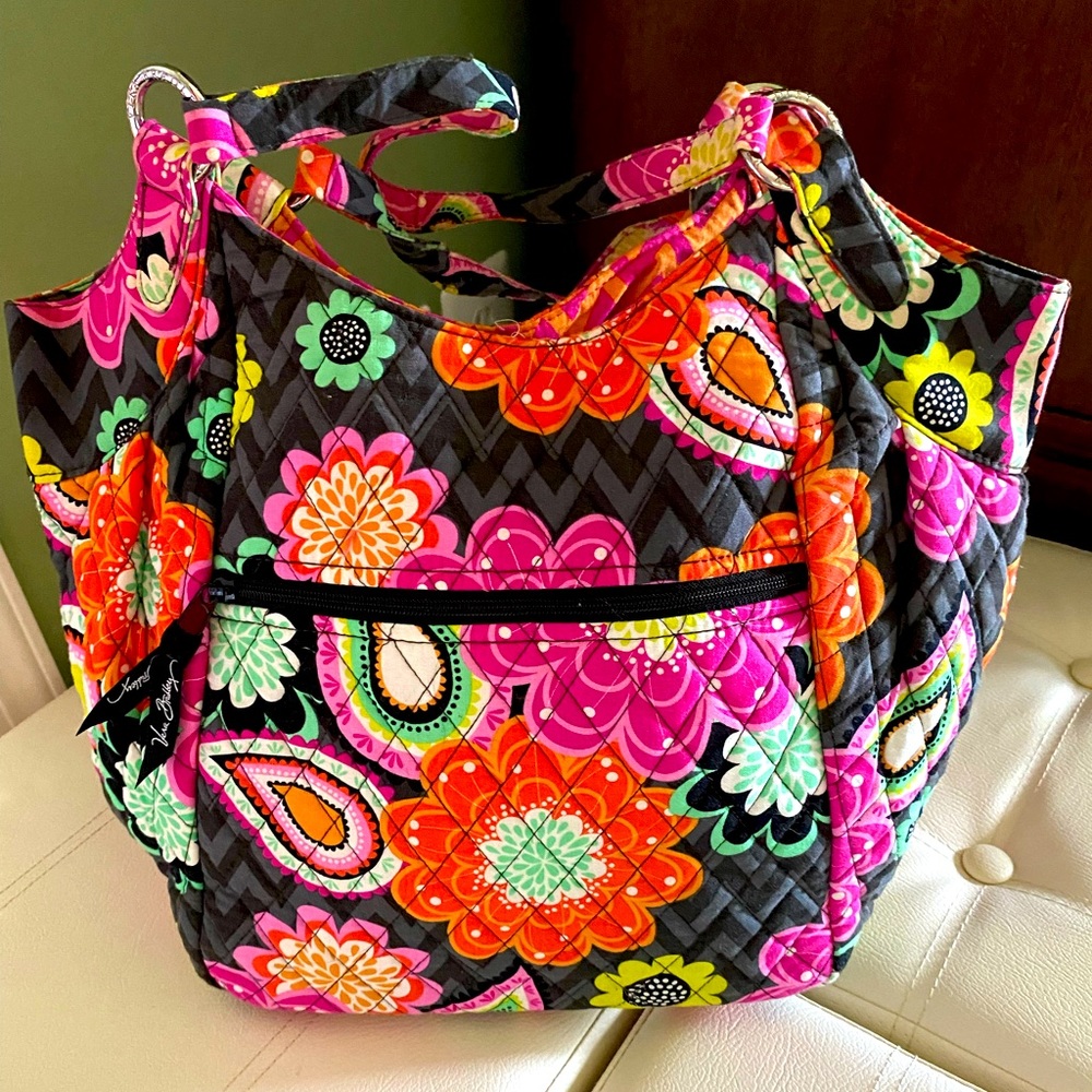 Vera Bradley Ziggy Zinnia Shoulder Bag